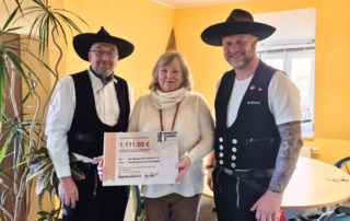 Spendenübergabe der Zimmererinnung Dresden an die Bürgerhilfe Sachsen e. V.